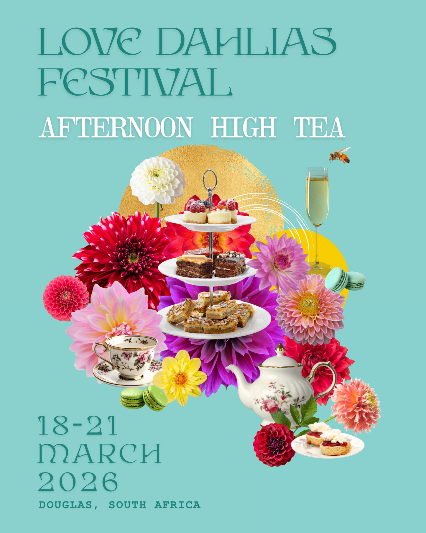 Afternoon High Tea - Love Dahlias - south - africa - flower - bulbs