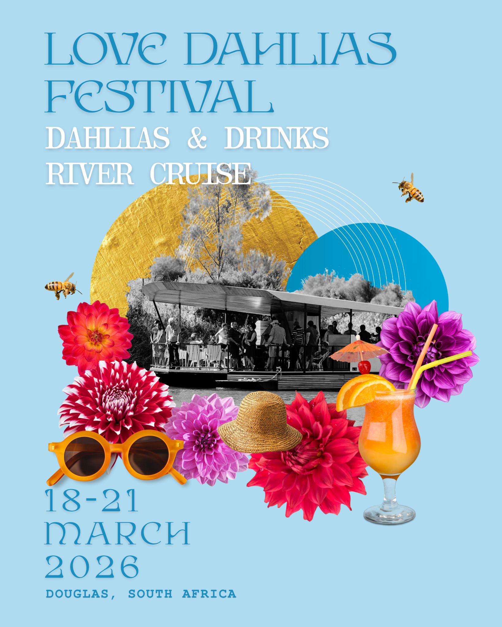 Dahlias & Drinks River Cruise Ticket - Love Dahlias - south - africa - flower - bulbs