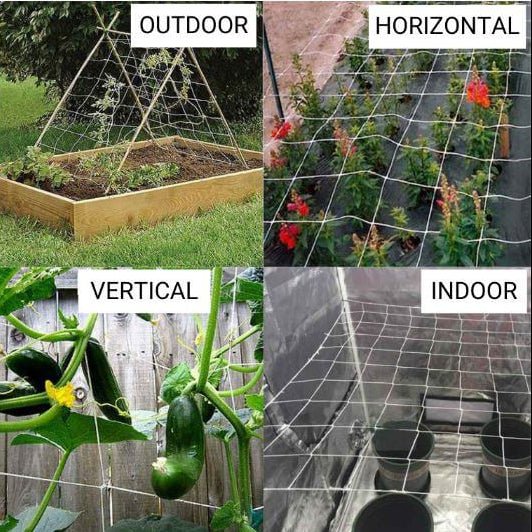 Flower Net Flower Support Netting 10 meter – Love Dahlias