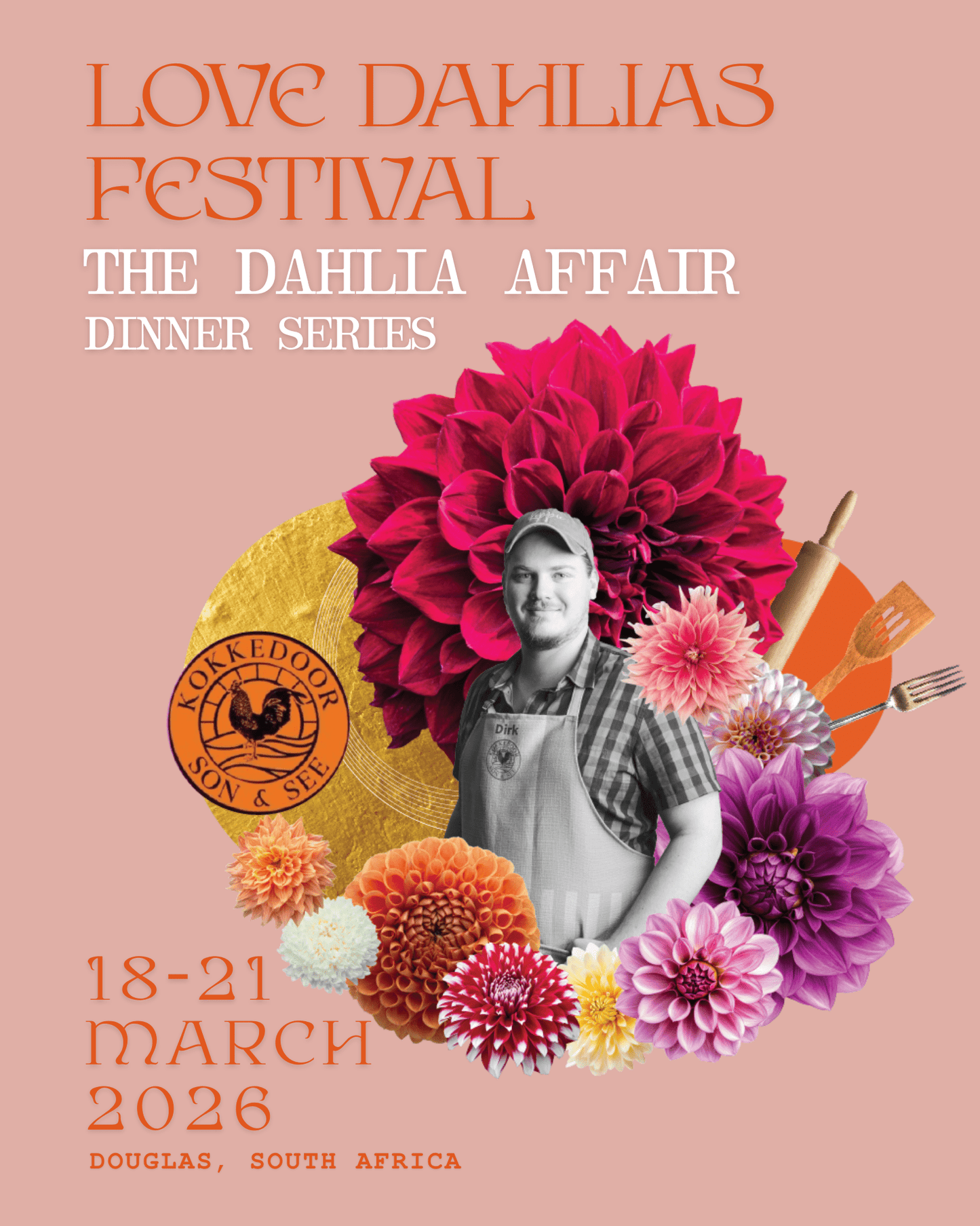 The Dahlia Affair – A Three - Night Dinner Series with Dirk Van Der Westhuizen - Love Dahlias - south - africa - flower - bulbs